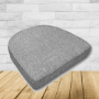 Cushion for wicker patio chairs, contoured or rounded at the back, Designed specifically for outdoor wicker patio chairs.