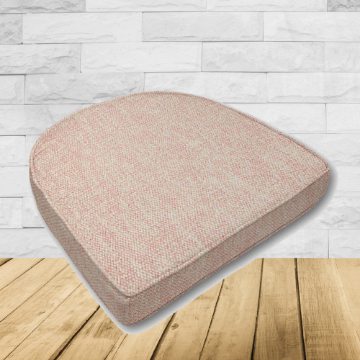 Cushion for wicker patio chairs, contoured or rounded at the back, Designed specifically for outdoor wicker patio chairs.