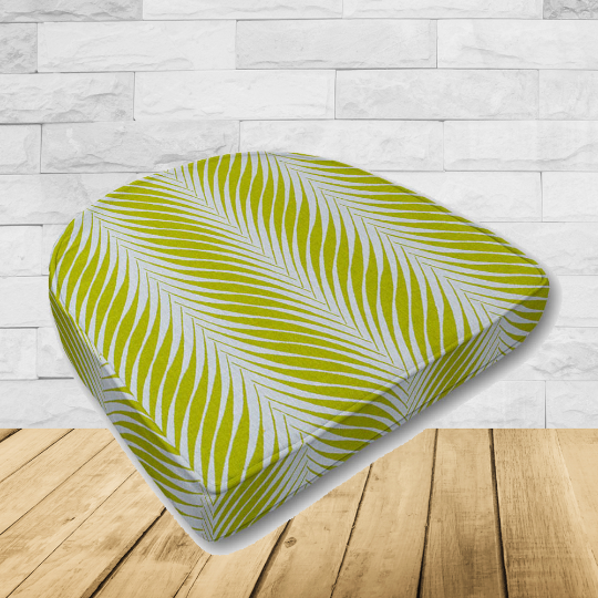 Wicker Patio Chair Cushions with a rounded back Boxed Double Piped Patio Dining Chair Seat Pad or Seat Cushion from Cascadia Outdoor Cushions