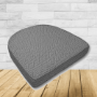 Cushion for wicker patio chairs, contoured or rounded at the back, Designed specifically for outdoor wicker patio chairs.