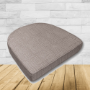 Cushion for wicker patio chairs, contoured or rounded at the back, Designed specifically for outdoor wicker patio chairs.