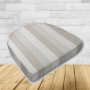 Cushion for wicker patio chairs, contoured or rounded at the back, Designed specifically for outdoor wicker patio chairs.