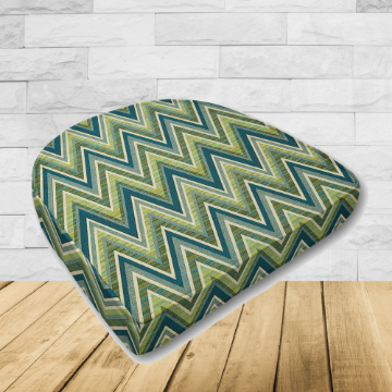 Wicker Patio Chair Cushions with a rounded back Boxed Double Piped Patio Dining Chair Seat Pad or Seat Cushion from Cascadia Outdoor Cushions