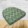 Wicker Patio Chair Cushions with a rounded back Boxed Double Piped Patio Dining Chair Seat Pad or Seat Cushion from Cascadia Outdoor Cushions