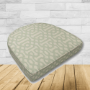 Wicker Patio Chair Cushions with a rounded back Boxed Double Piped Patio Dining Chair Seat Pad or Seat Cushion from Cascadia Outdoor Cushions