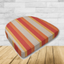 Cushion for wicker patio chairs, contoured or rounded at the back, Designed specifically for outdoor wicker patio chairs.