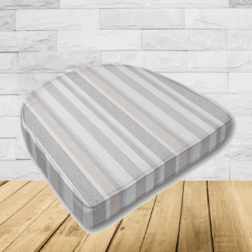 Cushion for wicker patio chairs, contoured or rounded at the back, Designed specifically for outdoor wicker patio chairs.