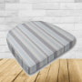 Cushion for wicker patio chairs, contoured or rounded at the back, Designed specifically for outdoor wicker patio chairs.