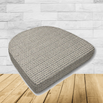 Cushion for wicker patio chairs, contoured or rounded at the back, Designed specifically for outdoor wicker patio chairs.