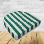 Cushion for wicker patio chairs, contoured or rounded at the back, Designed specifically for outdoor wicker patio chairs.