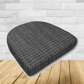 Cushion for wicker patio chairs, contoured or rounded at the back, Designed specifically for outdoor wicker patio chairs.