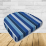 Wicker Patio Chair Cushions with a rounded back Boxed Double Piped Patio Dining Chair Seat Pad or Seat Cushion from Cascadia Outdoor Cushions