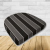 Wicker Patio Chair Cushions with a rounded back Boxed Double Piped Patio Dining Chair Seat Pad or Seat Cushion from Cascadia Outdoor Cushions