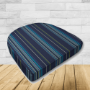 Cushion for wicker patio chairs, contoured or rounded at the back, Designed specifically for outdoor wicker patio chairs.