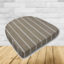 Cushion for wicker patio chairs, contoured or rounded at the back, Designed specifically for outdoor wicker patio chairs.