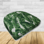 Wicker Patio Chair Cushions with a rounded back Boxed Double Piped Patio Dining Chair Seat Pad or Seat Cushion from Cascadia Outdoor Cushions