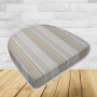 Wicker Patio Chair Cushions with a rounded back Boxed Double Piped Patio Dining Chair Seat Pad or Seat Cushion from Cascadia Outdoor Cushions