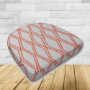 Wicker Patio Chair Cushions with a rounded back Boxed Double Piped Patio Dining Chair Seat Pad or Seat Cushion from Cascadia Outdoor Cushions