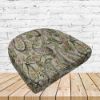 Richloom Solarium Faylinn Shadow Boxed Patio Contoured Dining Chair Seat Cushions –Wicker Chair Cushions