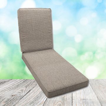 Boxed Chaise Lounge Cushion