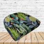Richloom Solarium Hatteras Ebony Boxed Patio Contoured Dining Chair Seat Cushions –Wicker Chair Cushions