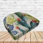 Richloom Solarium Hatteras Garden Boxed Patio Contoured Dining Chair Seat Cushions –Wicker Chair Cushions