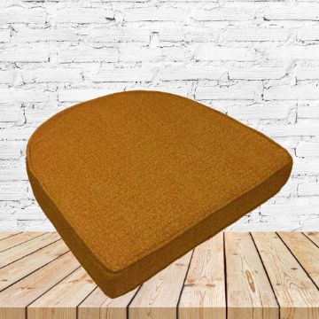 Richloom Solarium Husk Mango Boxed Patio Contoured Dining Chair Seat Cushions –Wicker Chair Cushions