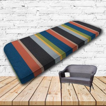 Custom outdoor patio furniture cushions from Cascadia Outdoor Cushions in Sunbrella Fabrics