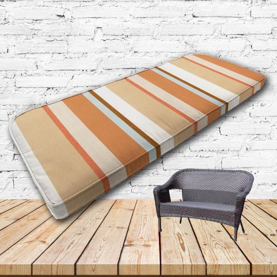 Custom outdoor patio furniture cushions from Cascadia Outdoor Cushions in Sunbrella Fabrics