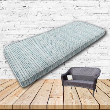 Custom outdoor patio furniture cushions from Cascadia Outdoor Cushions in Sunbrella Fabrics