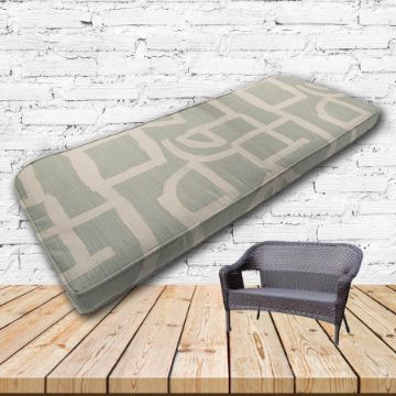 Custom outdoor patio furniture cushions from Cascadia Outdoor Cushions in Sunbrella Fabrics