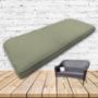 Custom outdoor patio furniture cushions from Cascadia Outdoor Cushions in Sunbrella Fabrics