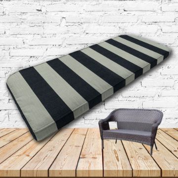 Custom outdoor patio furniture cushions from Cascadia Outdoor Cushions in Sunbrella Fabrics