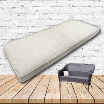 Custom outdoor patio furniture cushions from Cascadia Outdoor Cushions in Sunbrella Fabrics