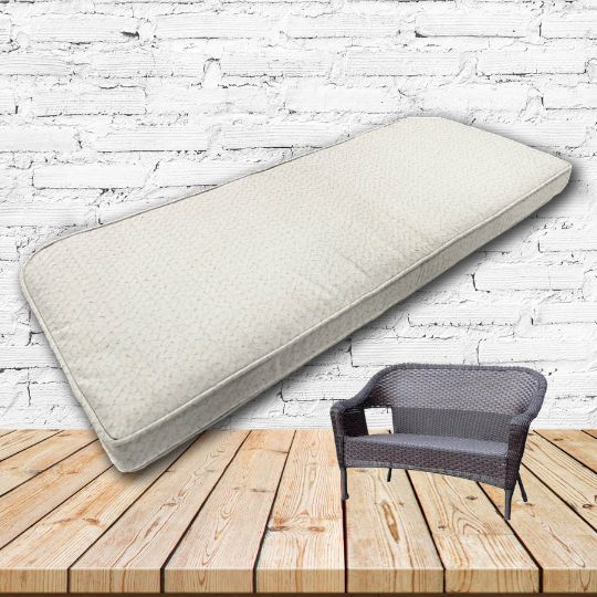 Custom outdoor patio furniture cushions from Cascadia Outdoor Cushions in Sunbrella Fabrics