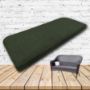 Custom outdoor patio furniture cushions from Cascadia Outdoor Cushions in Sunbrella Fabrics