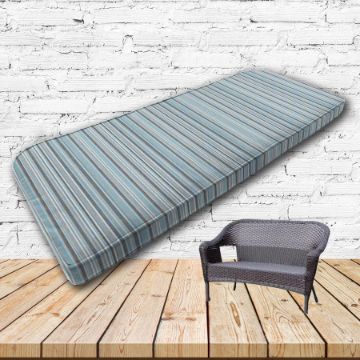 Custom outdoor patio furniture cushions from Cascadia Outdoor Cushions in Sunbrella Fabrics