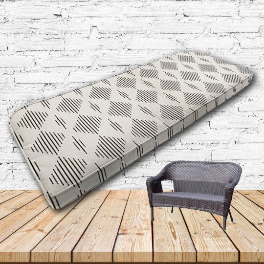 Custom outdoor patio furniture cushions from Cascadia Outdoor Cushions in Sunbrella Fabrics