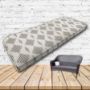 Custom outdoor patio furniture cushions from Cascadia Outdoor Cushions in Sunbrella Fabrics