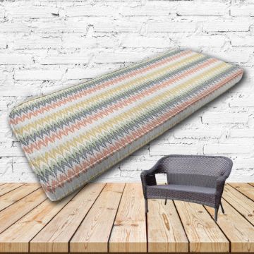 Custom outdoor patio furniture cushions from Cascadia Outdoor Cushions in Sunbrella Fabrics