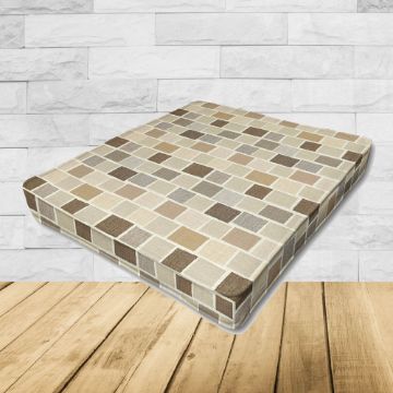 Dining Chair Seat Cushion Boxed Style - - Custom outdoor patio furniture cushions from Cascadia Outdoor Cushions in Sunbrella Fabrics