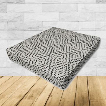 Dining Chair Seat Cushion Boxed Style - - Custom outdoor patio furniture cushions from Cascadia Outdoor Cushions in Sunbrella Fabrics