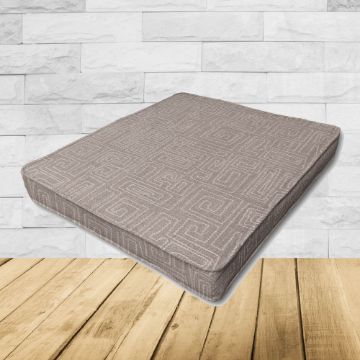 Dining Chair Seat Cushion Boxed Style - - Custom outdoor patio furniture cushions from Cascadia Outdoor Cushions in Sunbrella Fabrics