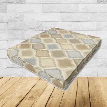 Dining Chair Seat Cushion Boxed Style - - Custom outdoor patio furniture cushions from Cascadia Outdoor Cushions in Sunbrella Fabrics