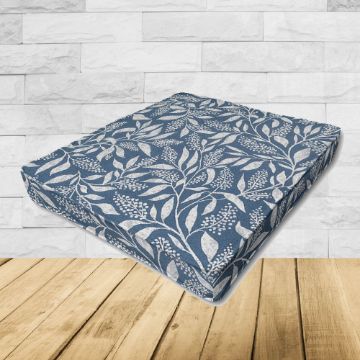 Patio Dining Chair Seat Cushion Boxed Style - - Custom outdoor patio furniture cushions from Cascadia Outdoor Cushions in Sunbrella Fabric