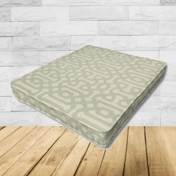Patio Dining Chair Seat Cushion Boxed Style - - Custom outdoor patio furniture cushions from Cascadia Outdoor Cushions in Sunbrella Fabric
