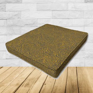Patio Dining Chair Seat Cushion Boxed Style - - Custom outdoor patio furniture cushions from Cascadia Outdoor Cushions in Sunbrella Fabric