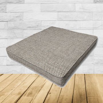 Dining Chair Seat Cushion Boxed Style - - Custom outdoor patio furniture cushions from Cascadia Outdoor Cushions in Sunbrella Fabrics
