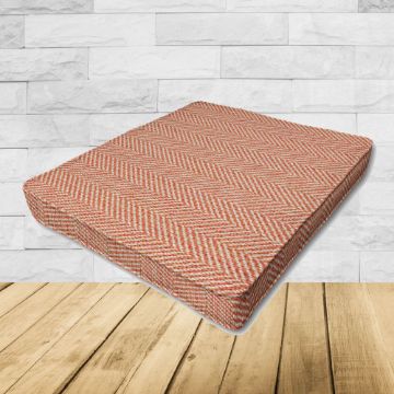 Dining Chair Seat Cushion Boxed Style - - Custom outdoor patio furniture cushions from Cascadia Outdoor Cushions in Sunbrella Fabrics