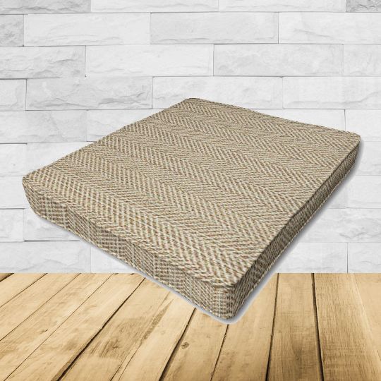 Dining Chair Seat Cushion Boxed Style - - Custom outdoor patio furniture cushions from Cascadia Outdoor Cushions in Sunbrella Fabrics